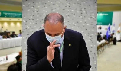 Fernando Costa, nuevo presidente de la Federación Boliviana de Fútbol. 