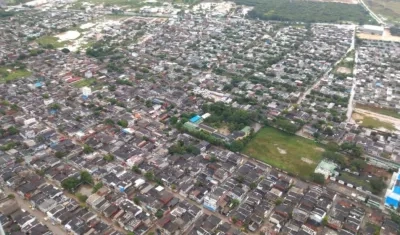 Sectores de Cartagena inundados por las fuertes lluvias. 