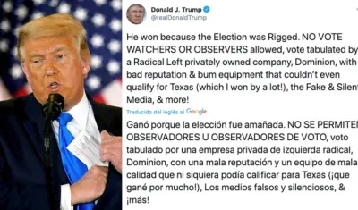 El presidente de Estados Unidos, Donald Trump.