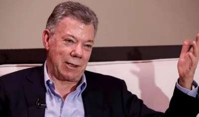 El expresidente Juan Manuel Santos.