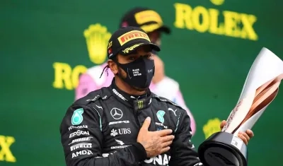 Lewis Hamilton, piloto británico. 