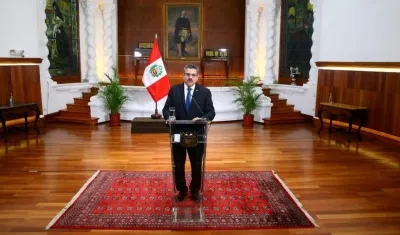 Manuel Merino, ahora expresidente de Perú.
