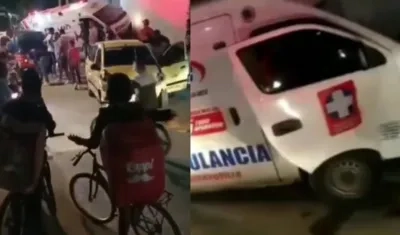 Imágenes del aparatoso accidente en Villa Katanga. 