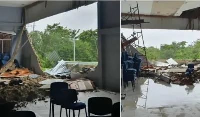 Daños en San Andrés.