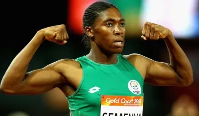 Caster Semenya, atleta sudafricana. 