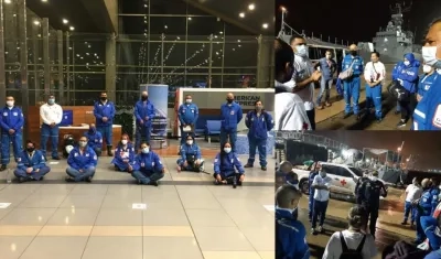 Especialistas de la Cruz Roja Colombiana enviados a San Andrés y Providencia. 