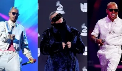 J Balvin, Bad Bunny y Ozuna.