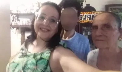María Isabel y su madre