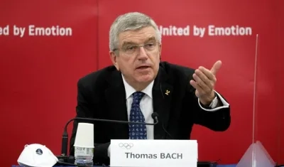 Thomas Bach, presidente del Comité Olímpico Internacional. 