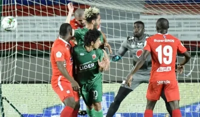 Acción del partido en cuestión. 