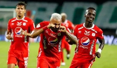 Jugadores del América de Cali.