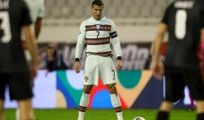 Cristiano Ronaldo, delantero portugués. 