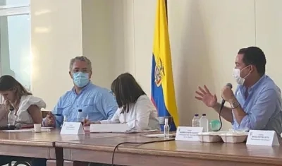 Puesto de mando unificado en La Guajira.