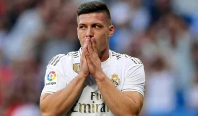 Luka Jovic, delantero serbio. 