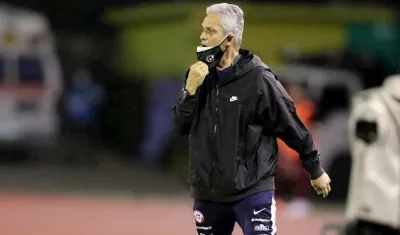 Reinaldo Rueda, técnico colombiano de la Selección Chile. 