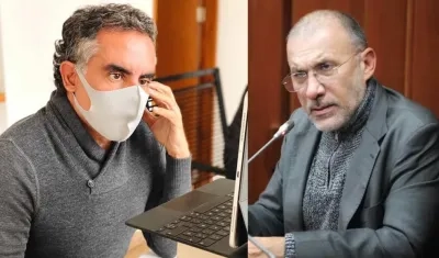 Los Senadores Armando Benedetti y Roy Barreras.