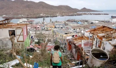 Panorama desolador en Providencia.