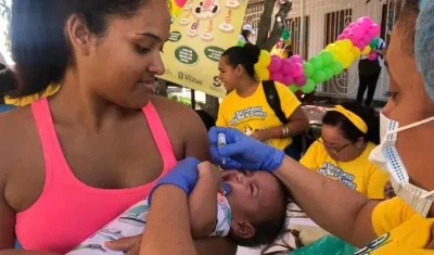 Se espera que niño completen esquemas de vacunación.