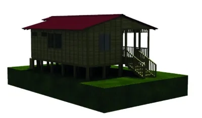 Modelo de casas que la Organización Ardila Lülle.
