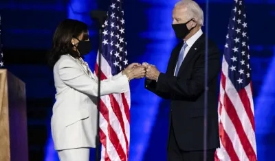 Kamala Harris y Joe Biden.