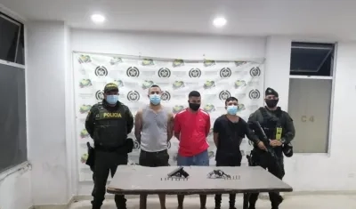 Los tres imputados por el crimen de la mujer fueron capturados tras una persecución de la Policía. 