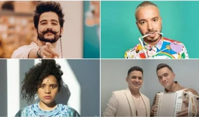 Camilo, J Balvin, Lido Pimienta, Jorge Celedón y Sergio Luis, nominados.