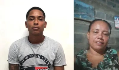 Jhon Anderson Caballero Barrios, 20 años , alias ‘Cotorra’; y Yamile Isabel Barrios Hurtado.