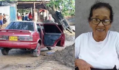 El vehículo en el que se los llevaron.