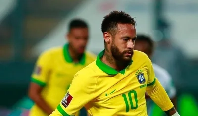 Neymar, jugador brasileño.