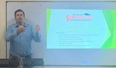 Gustavo De la Rosa, alcalde de Sabanagrande.