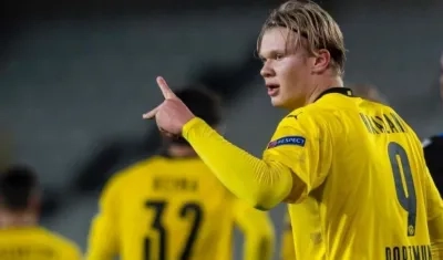 El goleador noruego Erling Haaland.