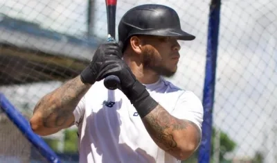 Harold Ramírez, pelotero de Caimanes. 