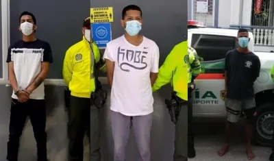 Carlos Arturo Causil Parra, Néstor Andrés Navarro Martínez, William Jesús Polo Anaya.