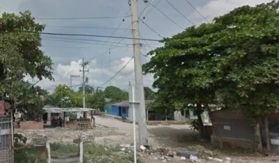 Sector del barrio La Chinita donde ocurrió el crimen. 