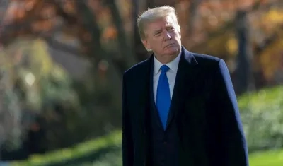 El presidente estadounidense saliente, Donald Trump.