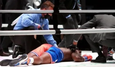 Nate Robinson en la lona. 