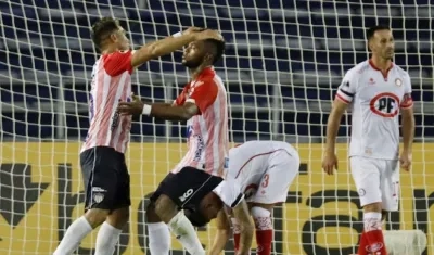 Teófilo Gutiérrez y Miguel Ángel Borja. 