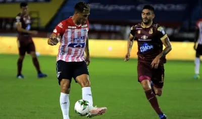 Teófilo Gutiérrez, delantero de Junior. 