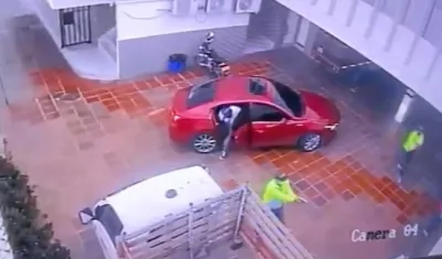 Así fue el robo en casa de cambio en el norte de Barranquilla. 