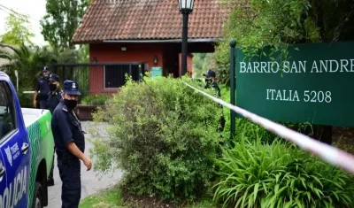 Casa donde residía Maradona.