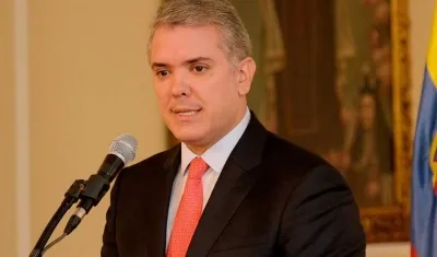 El Presidente de la República, Iván Duque.