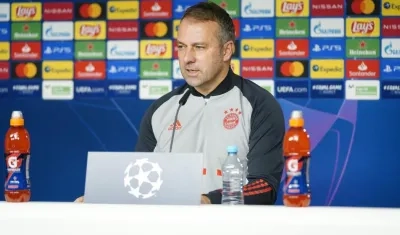 Técnico del Bayern Múnich, Hansi Flick.