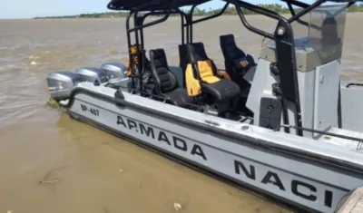 La Armada halló el cuerpo que flotaba en el río Magdalena. 