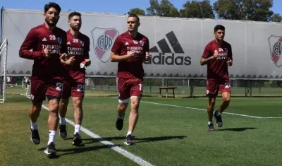 Entrenamiento de River Plate.