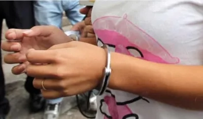 La mujer fue asegurada en centro carcelario de manera preventiva. 