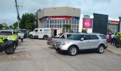 El hecho ocurrió en el supermercado Olímpica de Villa Campestre, en Puerto Colombia. 