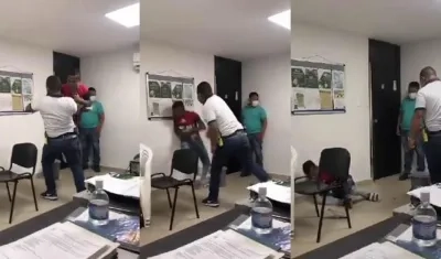 Momento en que se presentó la agresión. 