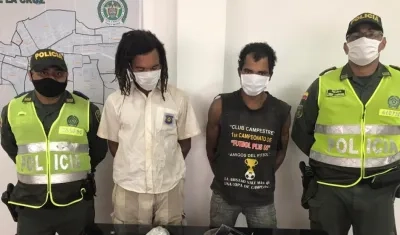 Orlando Enrique Cantillo Villa y  su hermano José del Carmen.