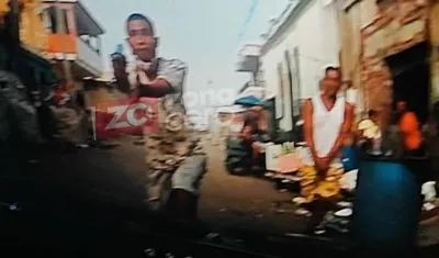 Momento en que ocurrió el asalto en la que resultó abatido Luis Enrique Ospino Tapia.