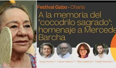 Festival Gabo rindió homenaje a Mercedes Barcha.
